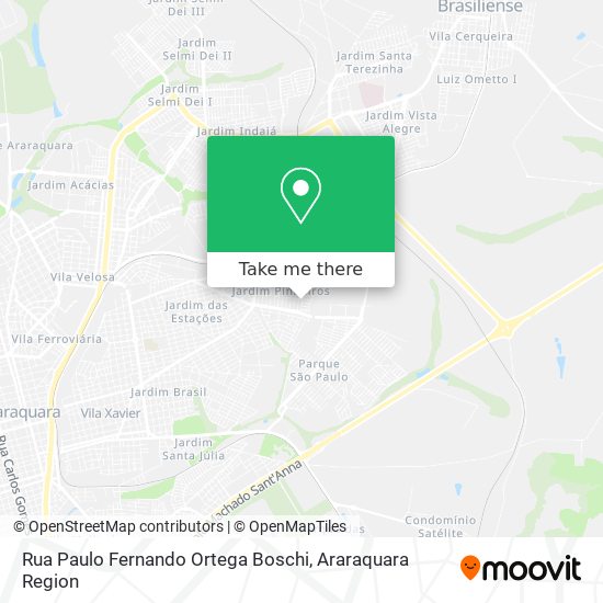 Rua Paulo Fernando Ortega Boschi map