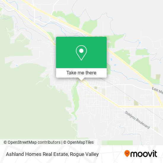 Mapa de Ashland Homes Real Estate