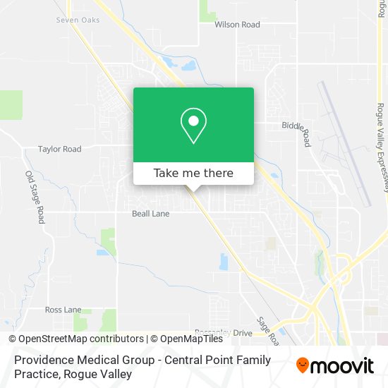 Providence Medical Group - Central Point Family Practice map