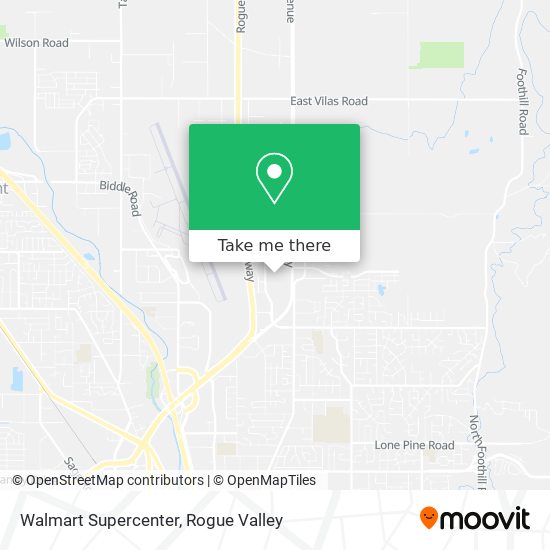 Mapa de Walmart Supercenter