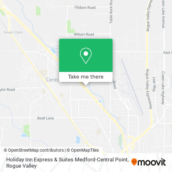 Holiday Inn Express & Suites Medford-Central Point map