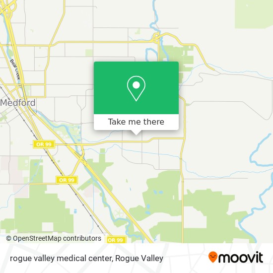 rogue valley medical center map