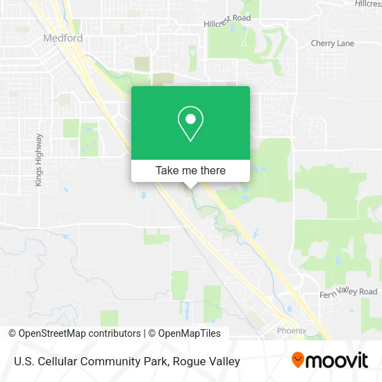 U.S. Cellular Community Park map