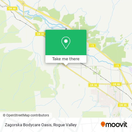 Zagorska Bodycare Oasis map