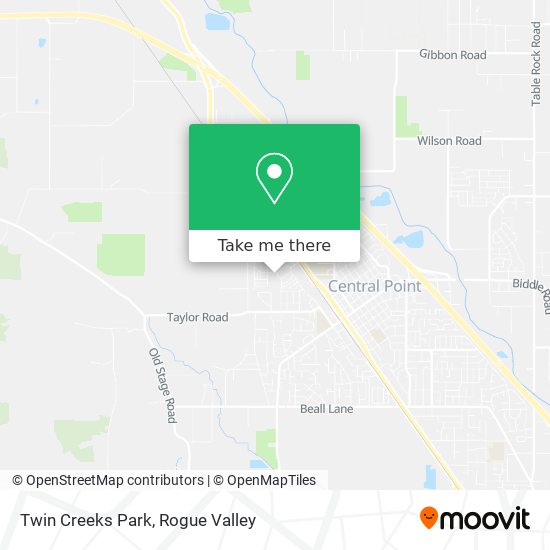 Twin Creeks Park map