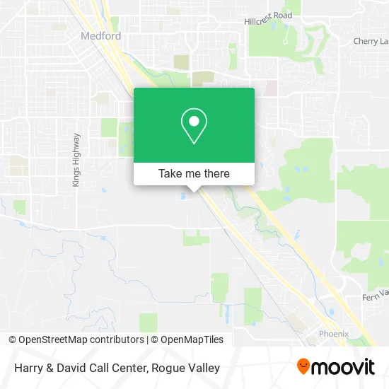 Harry & David Call Center map