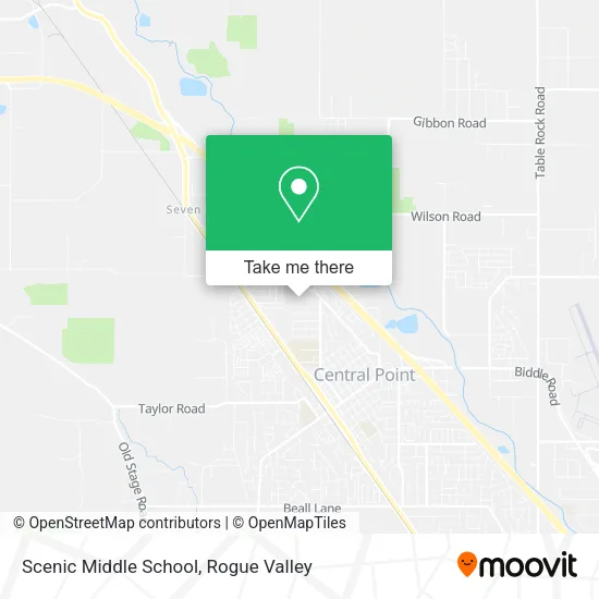 Scenic Middle School map