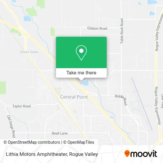 Lithia Motors Amphitheater map