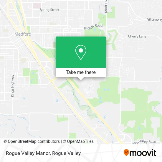Rogue Valley Manor map