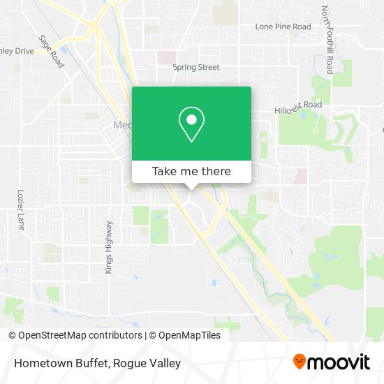 Hometown Buffet map