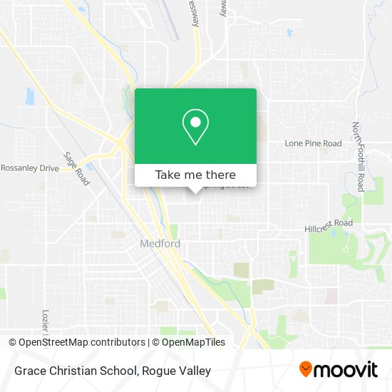 Grace Christian School map
