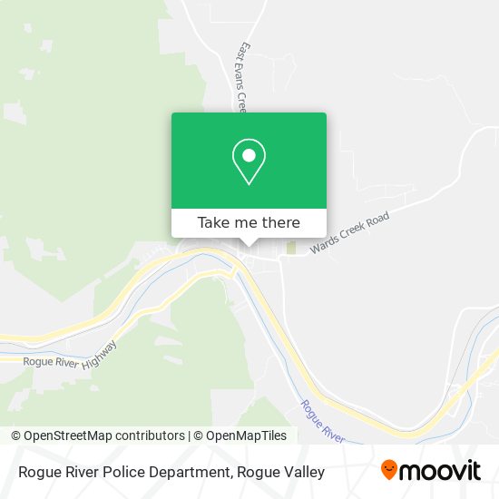 Rogue River Police Department map