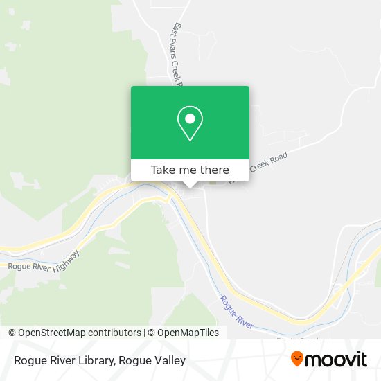 Rogue River Library map