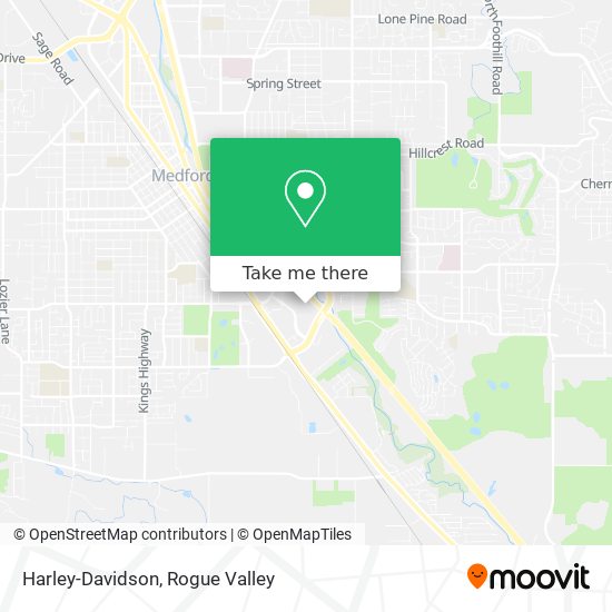 Mapa de Harley-Davidson