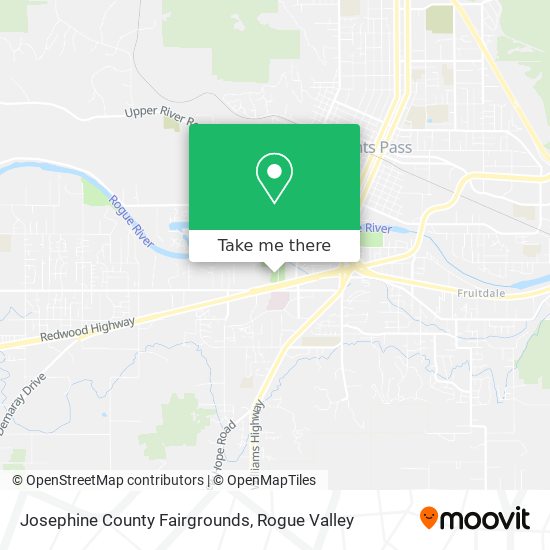 Josephine County Fairgrounds map