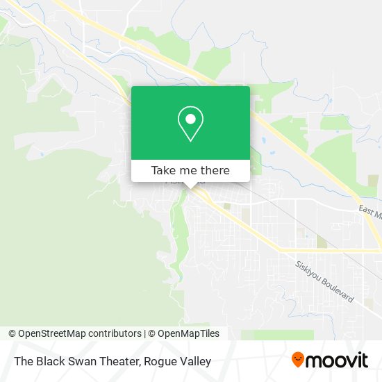 The Black Swan Theater map