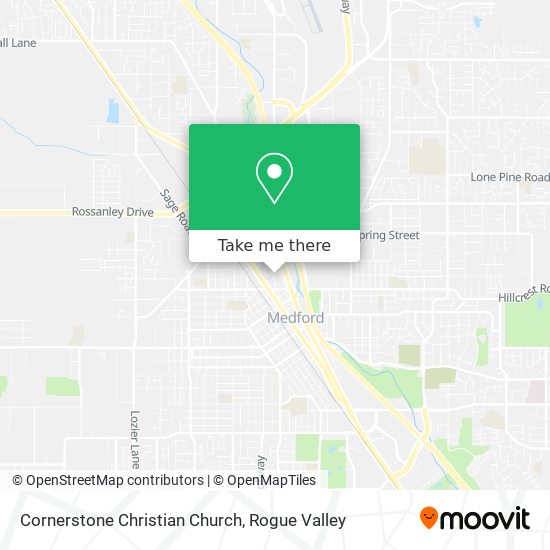 Cornerstone Christian Church map