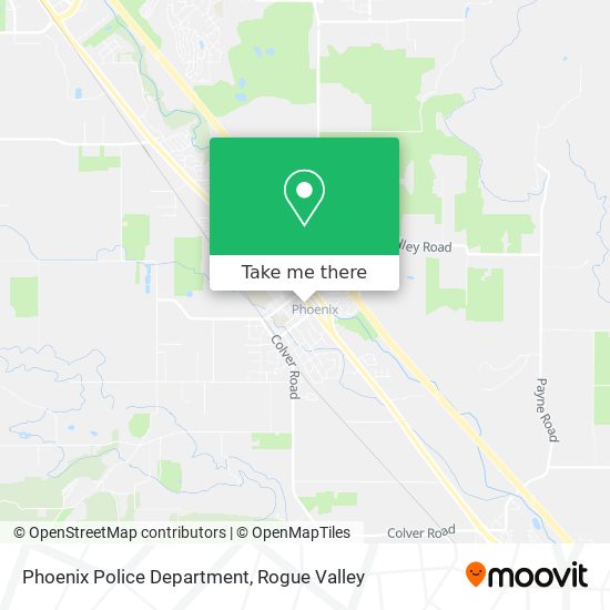 Mapa de Phoenix Police Department