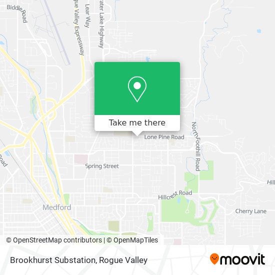 Brookhurst Substation map