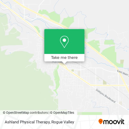 Ashland Physical Therapy map