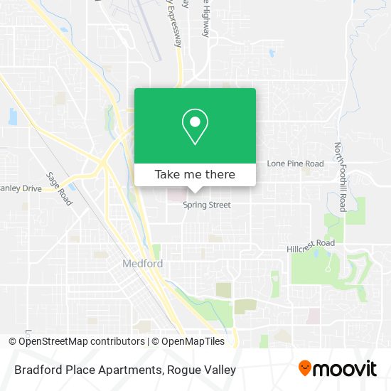 Bradford Place Apartments map