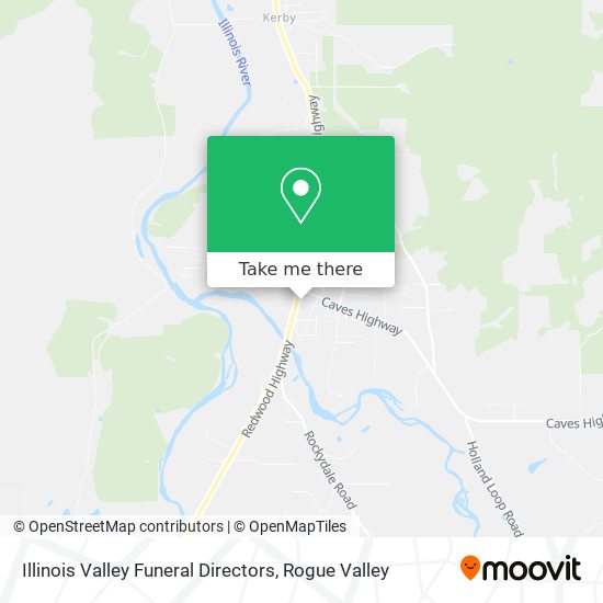 Mapa de Illinois Valley Funeral Directors