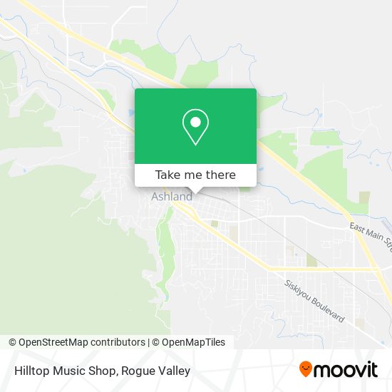 Mapa de Hilltop Music Shop