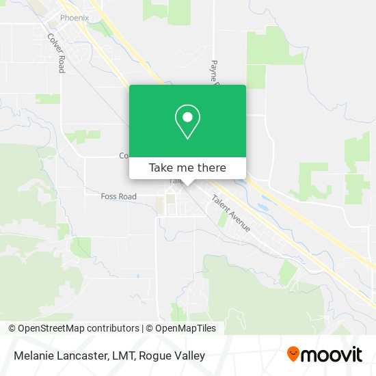 Melanie Lancaster, LMT map