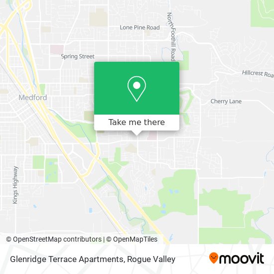 Mapa de Glenridge Terrace Apartments