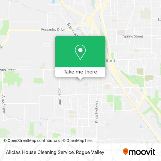 Alicia's House Cleaning Service map