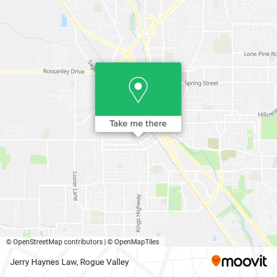 Mapa de Jerry Haynes Law