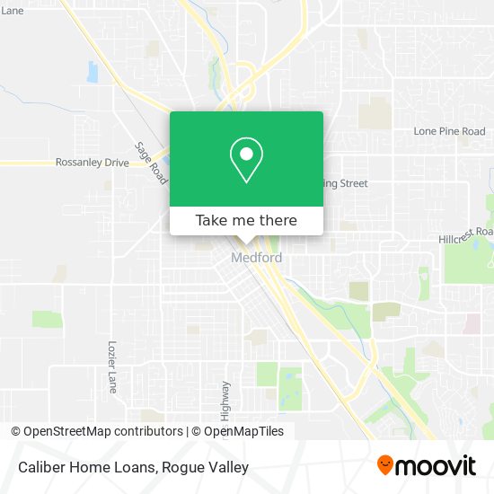 Caliber Home Loans map