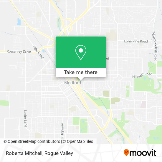 Roberta Mitchell map