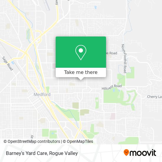 Barney's Yard Care map