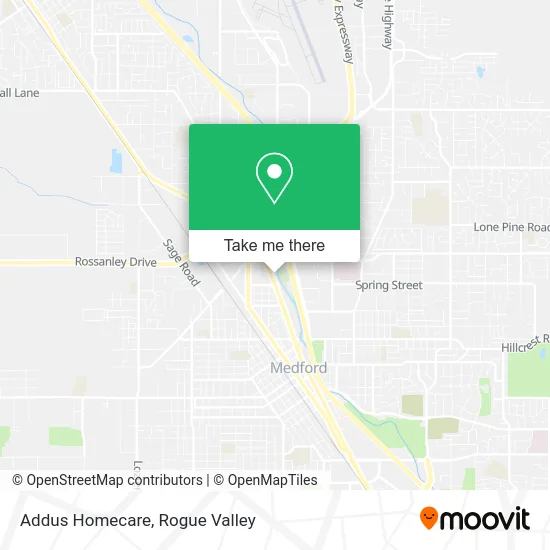 Addus Homecare map