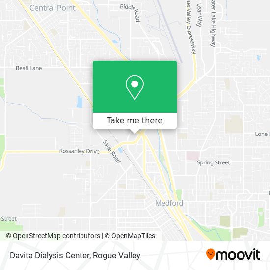 Davita Dialysis Center map