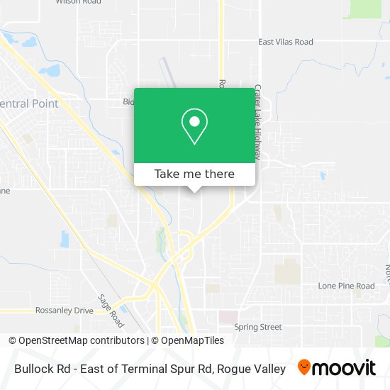 Mapa de Bullock Rd - East of Terminal Spur Rd