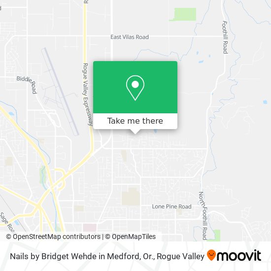 Nails by Bridget Wehde in Medford, Or. map