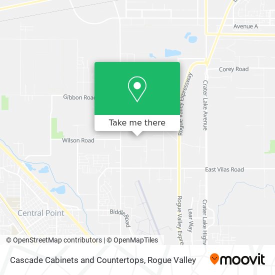 Cascade Cabinets and Countertops map