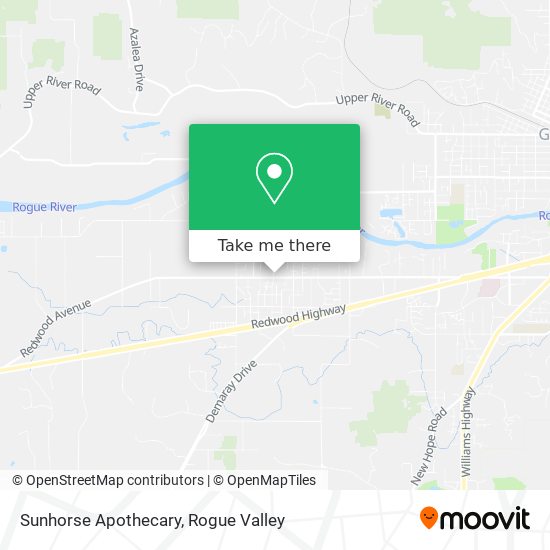 Sunhorse Apothecary map
