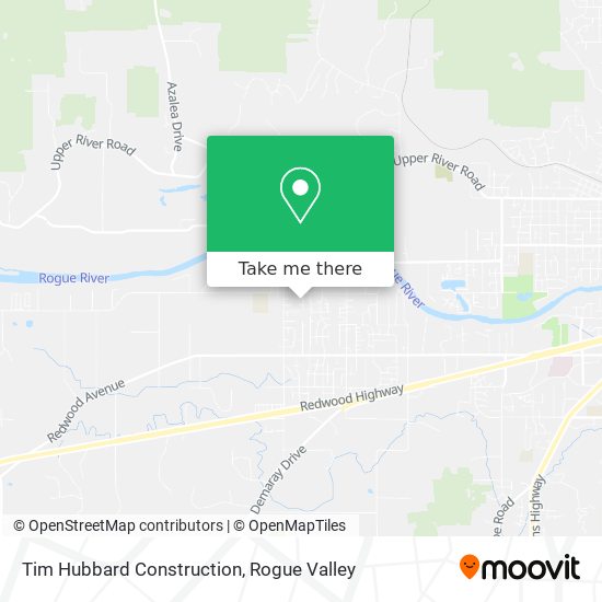 Tim Hubbard Construction map