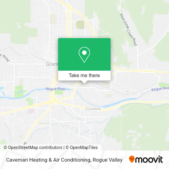 Caveman Heating & Air Conditioning map