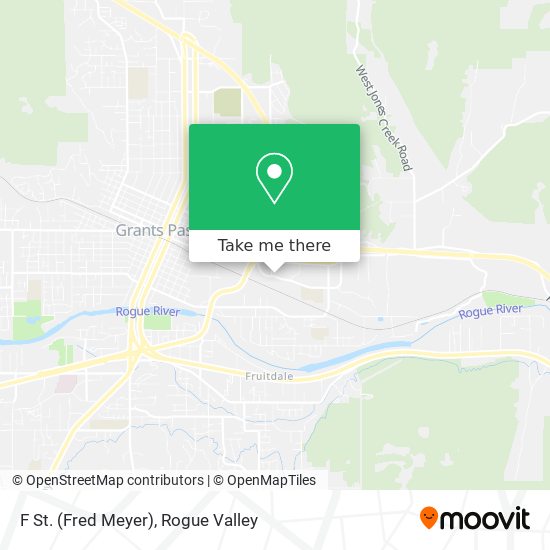 Mapa de F St. (Fred Meyer)