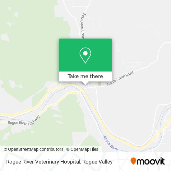 Rogue River Veterinary Hospital map