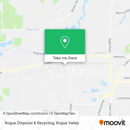 Rogue Disposal & Recycling map