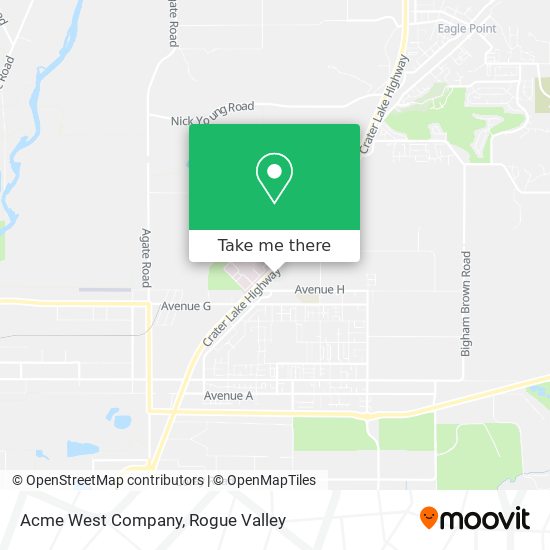 Acme West Company map