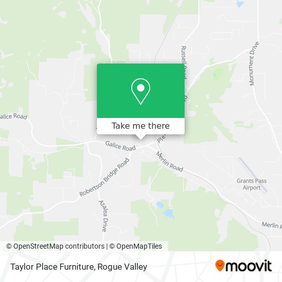 Taylor Place Furniture map