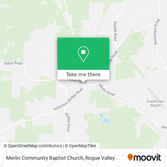 Mapa de Merlin Community Baptist Church