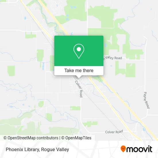 Phoenix Library map