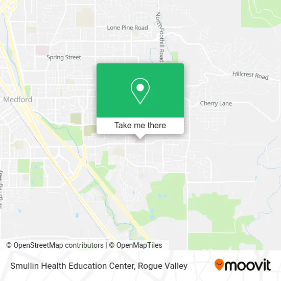 Smullin Health Education Center map
